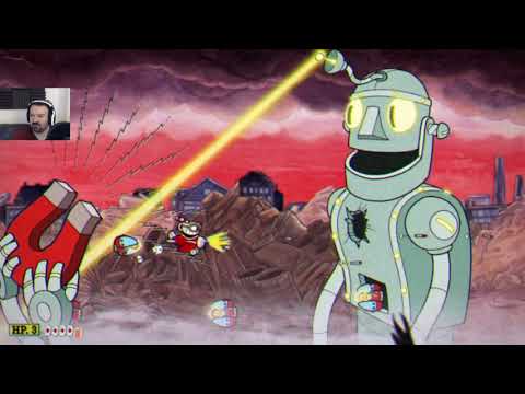 Cuphead playthrough pt28 - A Giant Killer Robot? Cool!
