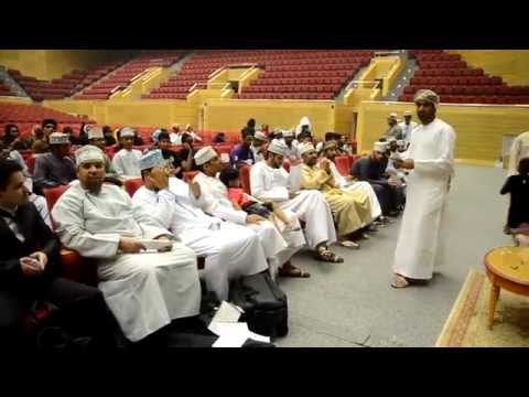 كلمات الشكر و الإشادة لى من كلآ من رئيس جامعة السلطان قابوس و رئيس مسرح الثقافة و الفن و مخرج الأوبريت بسلطنة عمان ...