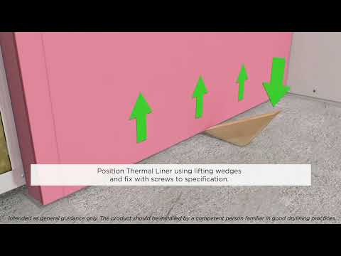 Unilin Insulation XT/TLMF Hollow Block, LGS Battens, Mineral Wool, fireline over. UK 2025.