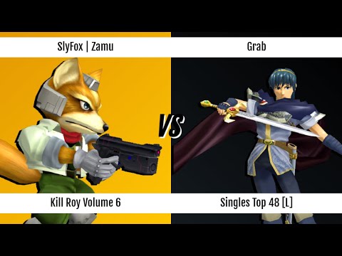 Kill Roy: Volume 6 - Singles - Top 48 - SlyFox | Zamu (Fox) vs. Grab (Marth)