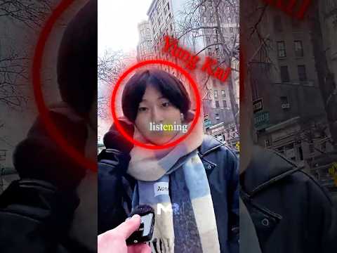 Yung Kai ran into a street interview...🔥