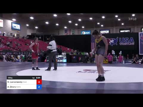 65 Kg Rnd Of 16 - Reese Larramendy, Iowa Womens Wrestling Club Vs Aine Drury, Somar Wrestling Club