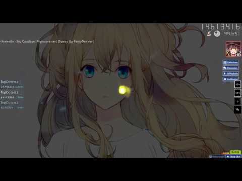 osu! krewella - say goodbye (nightcore ver) +HD FC