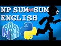 np.sum vs sum - Python Numpy Tutorial