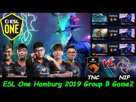 TNC vs NIP | Gabbi [Leshrac] Magic Burst Tims Epic Blackhole ESL One Hamburg 2019 Game2