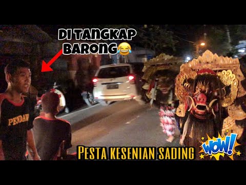 BOCAH DIKEJAR SAMPAI DI TANGKAP BARONG DI SADING...Penampahan Kuningan  2022