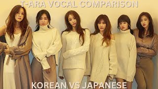 Vocal Comparison: Korean VS Japanese (T-ARA Version)