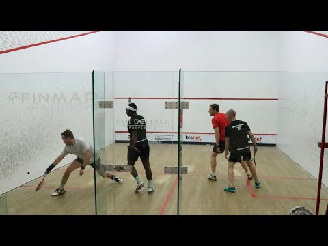 Daniel & Matthew vs Nana & Julian / PE Crusaders Squash Doubles Club Championships 2022