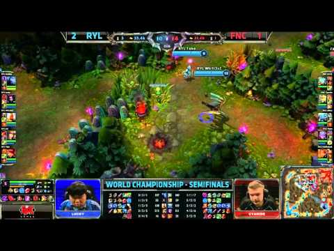Fnatic vs Royal Game 4 - S3 WC   Semi - FNC vs RYL