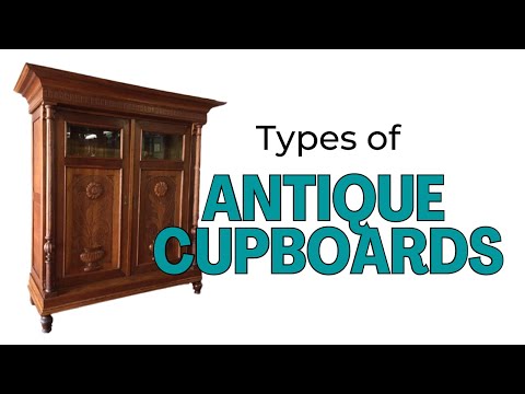 Armários Antigos, Tipos de Armários Antigos