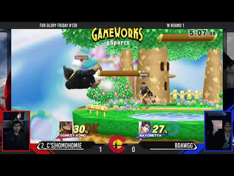 For Glory Friday #139 - HomoHomie (Donkey Kong) Vs. BDawgg (Bayonetta) - Winners Round 1
