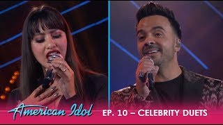 Michelle Susset & Luis Fonsi Sing LOVE Song For Venezuela - OH.MY.GOD!  | American Idol 2018
