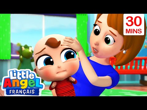 Je suis malade, maman | Comptines avec Bébé Louis | Little Angel Français