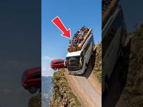 Top 3 carreteras más extremas del mundo 😱 #shorts #curiosidades #megaconstrucciones