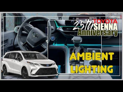 Interior Ambient Lighting Install on our Toyota Sienna