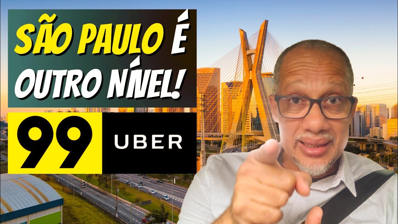 UBER 99 EM SÃO PAULO durante 4 dias SEM CONHECER A CIDADE