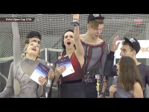 Senior Ice Dance Awards Ceremony - Volvo Open Cup 2018 - November 08, 2018