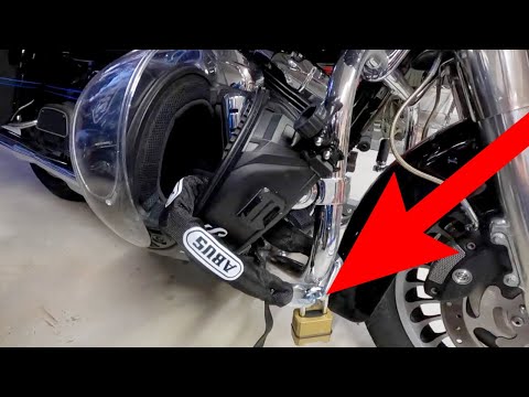 BEST Helmet Lock for My Harley Davidson!