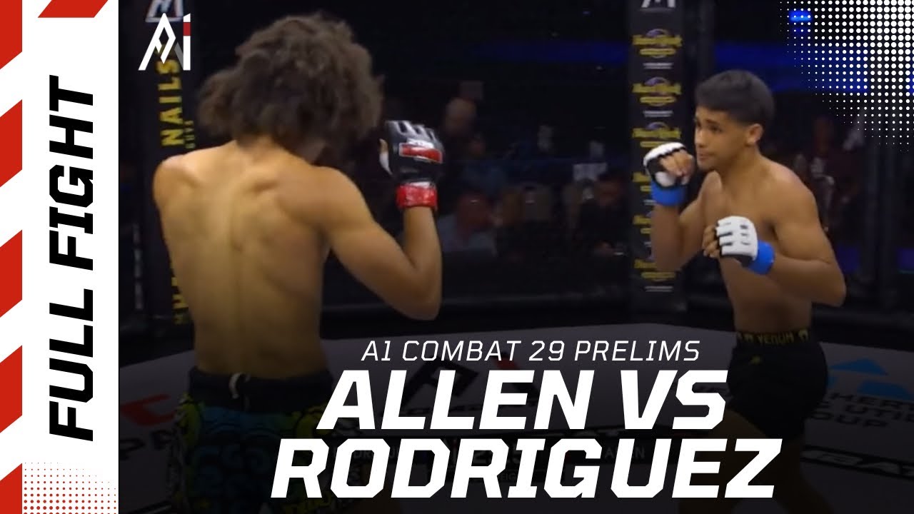  Dashiell Allen vs Brandon Rodriguez | A1 Combat 29 Prelims