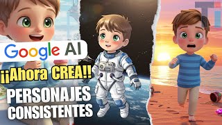 TUTORIAL: Crea PERSONAJES CONSISTENTES con IA de GOOGLE - GRATIS