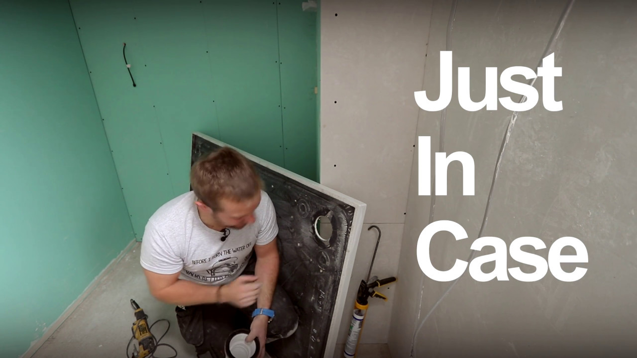 Watch video HOW TO INSTALL A SHOWER TRAY - Plumbing Tips Now HOW TO INSTALL A SHOWER TRAY - Plumbing Tips