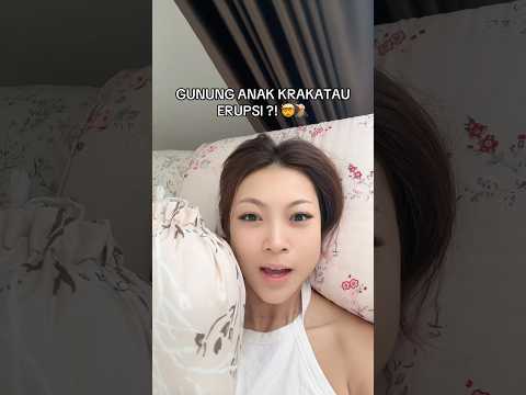 GUNUNG ANAK KRAKATAU ERUPSI GUYS 🤯😭🌋