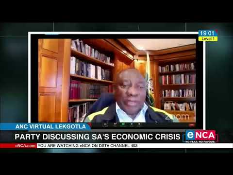 Party discussing SA's economic crisis