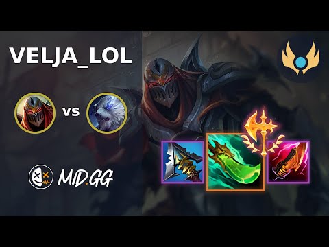 MID.GG: [ velja_lol ] Zed JUNGLE vs Volibear | EUW CHALLENGER | LOL Season 2025