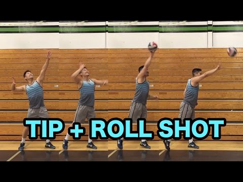 How to TIP and ROLL / CUT SHOT - How to SPIKE a Volleyball Tutorial thumbnail