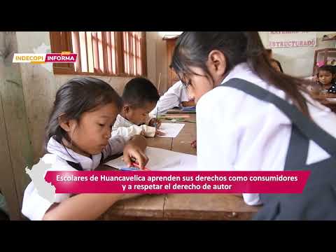 #LOÚLTIMO | Escolares de Huancavelica aprenden sus derechos como consumidores