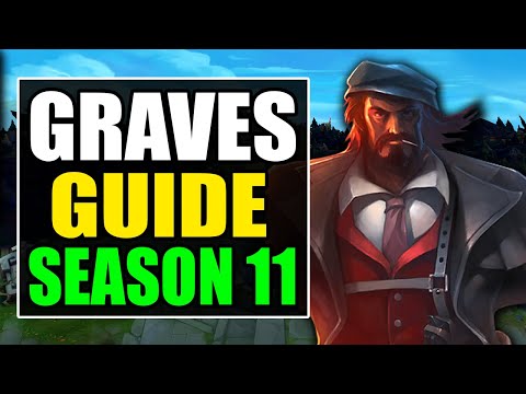 HOW TO PLAY GRAVES JUNGLE SEASON 11 - (Best Build, Runes, Gameplay) - S11 Graves Guide & Analysis