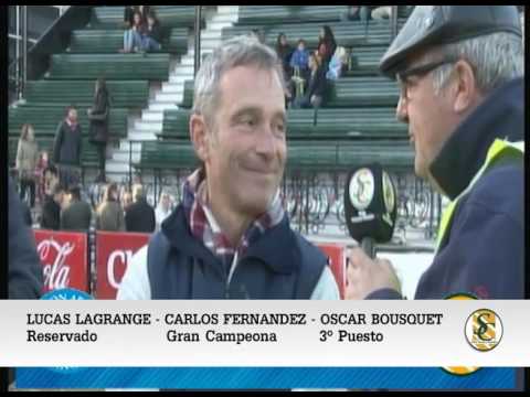 28-07-16 RESERVADA GRAN CAMPEONA -  LAGRANGE - FERNANDEZ Y BOUSQUET - PALERMO 2016
