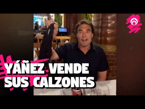 No money? Eduardo Yáñez auctions his underwear.