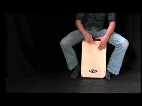 Cajon - basic groove in 4/4