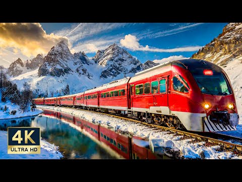 Bernina Express Train 🇨🇭 4K Tirano to St. Moritz Switzerland Full Tour
