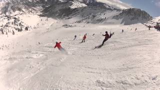 preview picture of video 'Snowbird Utah - Mineral Basin - Chinese Downhill'