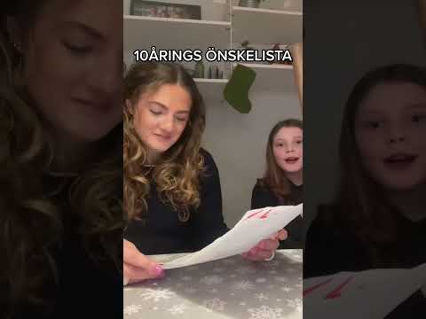 Vad önskar sig en 10-åring i julklapp?🎁 #julklapp #barn