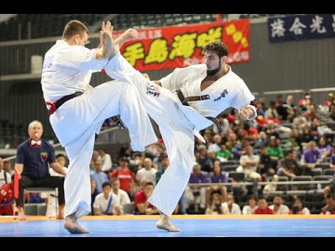 【新極真会】Court2 3rdRound12 man Artem Lialikov vs Salahat Hasanov The 12th World Karate Championship