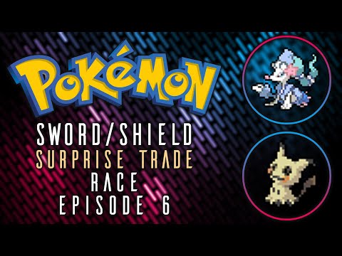 Pokemon Sword Surprise Trade Race Ep. 6 (Feat. Primarina and Mimikyu)