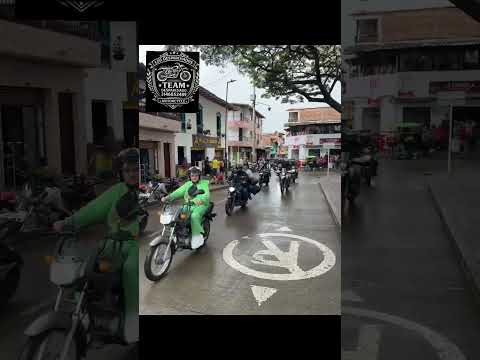 así fue la llegada al municipio de betania Antioquia ##club ##los desparchados ##