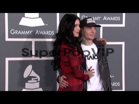 Kat Von D and Deadmau5 at The 55th Annual GRAMMY Awards -...