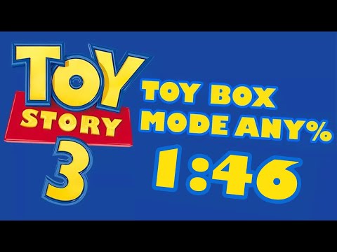 Toy Story 3 Toy Box Mode Any% in 1:46 [World Record]