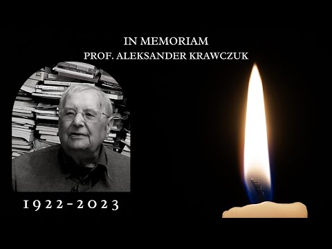 Profesor Aleksander Krawczuk (1922-2023) - in memoriam