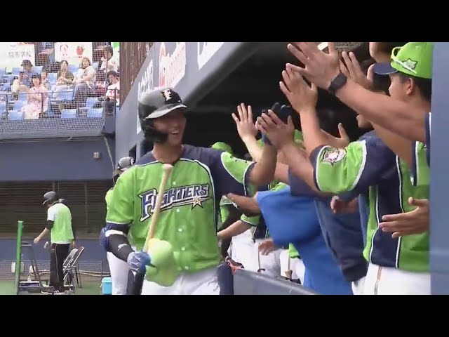 【ファーム】値千金の一打!! ファイターズ・白村の3ランホームランで逆転!! 2019/7/21 F-DB(ファーム)