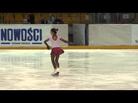 16 Hanna PAROSHINA BLR SP Novice Girls MNNTC2013
