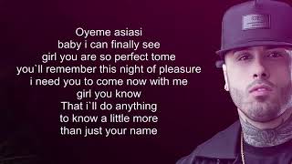 Nicky Jam With You Tonight Hasta El Amanecer Letras