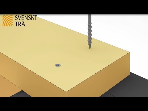 Bygga trall – Nivå skruvhuvud/spikskalle