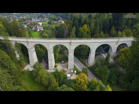 Most - Wisła Głębce z perspektywy drona
