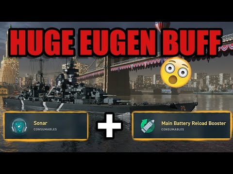 Sonar AND Reload Booster? Prinz Eugen Is a Beast Now!