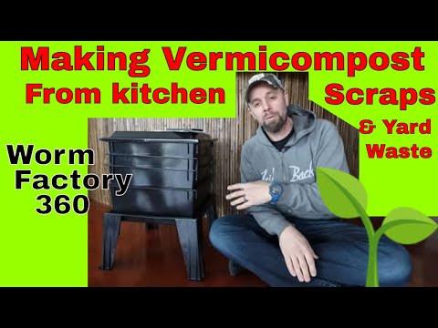 From Kitchen Scraps to Worm Compost: Making Vermicompost with the Worm Factory 360